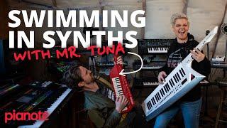 Swimming in Synths with Mr. Tuna (Pianote Vlog)