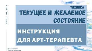 ВЕБИНАР. Инструкция для психотерапевтов по технике "МОЕ ТЕКУЩЕЕ И ЖЕЛАЕМОЕ СОСТОЯНИЕ" (Арт-терапия)