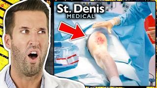 ВРАЧ смотрит самое нереалистичное медицинское телешоу | St. Denis Medical