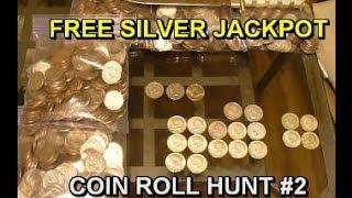 FREE SILVER JACKPOT - COIN ROLL HUNT How-To -  Can You WEIGH ur Way to FREE SILVER ? AMAZING RESULTS