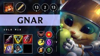 Gnar Mid vs Akali: Legendary - VN Grandmaster Patch 14.24