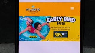 How to book Atlantic Water park ticket online | Atlantic Water park online booking process.