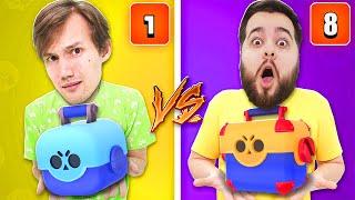 ОТКРЫВАЕМ ЯЩИКИ BRAWL STARS В РЕАЛЬНОЙ ЖИЗНИ!