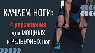 СЕКРЕТЫ ПРОКАЧКИ НОГ: присед, становая, икры – всё, что нужно!