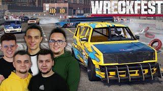 Sąsiedzi vs Szpakowo vs Farma na pokaz! Jaka druzyna wygra?! Wreckfest Multiplayer  MST