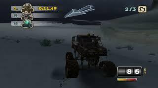 Cars Mater-National PS2 - Monster Truck Waypoint Race #2 (PCSX2)