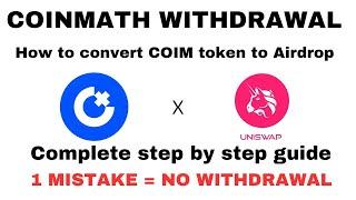 COINMATH WITHDRAWAL