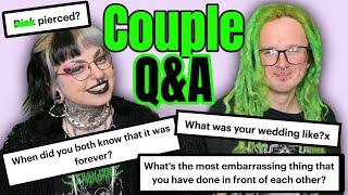 Couple Q&A *Part 1* Piercings, Weddings & Sucking My Toes... // Emily Boo & Miles