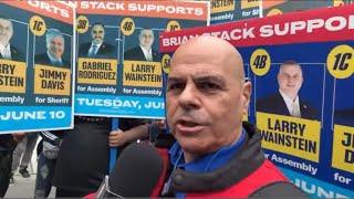 LEROY TRUTH ATTACKED BY MAYOR BRIAN STACK'S CAMPAIGN MOB AND UC COPS LET IT HAPPEN!!!