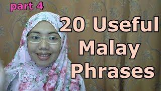 [LEARN MALAY] 201-20 Useful Malay Phrases (Part 4)