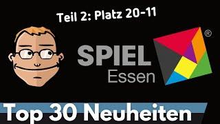 Meine Top 30 Neuheiten der SPIEL in Essen 2024 - Teil 2: Platz 20-11