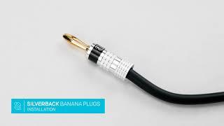 How to install Silverback Banana Plugs on speaker wire