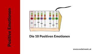 Die 10 Positiven Emotionen (nach Barbara Fredrickson)