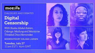 Dialogues & Debates – Digital Censorship