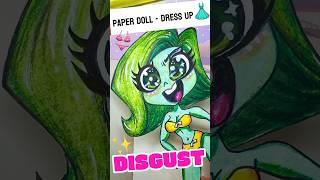 DISGUST (INSIDE OUT2) making *pApeR dOlL*  ARTY PIE #crafts #anime #handmade #artchallenge #japan