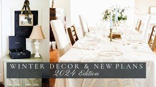 2 Tips for Easy Winter Decorating, 2024 Room Makeover Goals + Antique with Me!