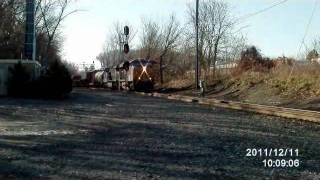 Sunday December 11, 2011 on the CSX River Line