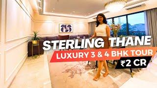 Lodha Sterling Thane Tour | LUXURY 2, 3 & 4BHK London Theme Homes | Review Price & Brochure