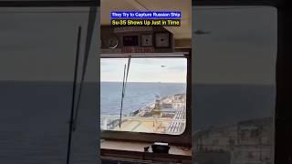 A Su-35 Enters the Scene as Estonian Navy Tries to Board Ship