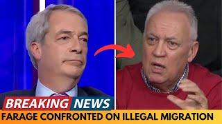 BREAKING NEWS: NIGEL FARAGE CONFRONTED ON IMMIGRATION POLICIES ON QUESTION TIME