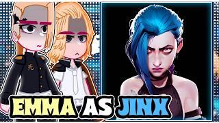 ||Tokyo Revengers Reacting To EMMA SANO AS JINX|| \\/// ◆Bielly - Inagaki◆