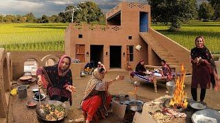 Desert Women Daily Routine | Old Village Life Pakistan | Traditional Village Food Cooking