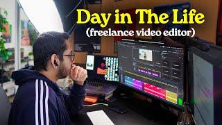 Day in the Life of a Freelance Video Editor (realistic)