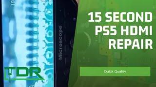 15 Second PS5 HDMI Repair!