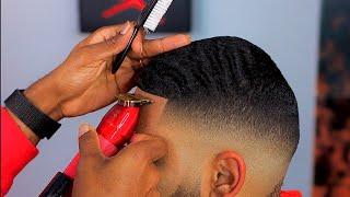 WARNING Blurriest Fade EVER: Mid Fade | ELITE 180 WAVES | Barber Tutorial