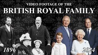 THE EVOLUTION OF THE BRITISH ROYAL FAMILY (video footage from 1896 to 2025)