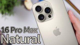 Natural iPhone 16 Pro Max is CLASSY! Unboxing, First Impressions & Color Review!