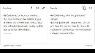 Google translation has some serious issues 