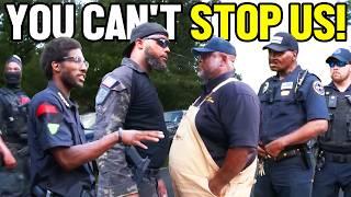 Armed Protestors STAND UP To Corrupt Cops!