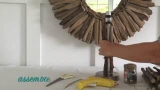 DIY Rustic Lamp Tutorial