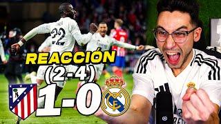 REACCIONES DE UN HINCHA al Atlético de Madrid vs Real Madrid 1-0 (2-4) *A CUARTOS* | ByDiegoX10