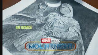 Moon knight sketch | Part_2 | Dinesh Rai Arts | @dineshrai_arts