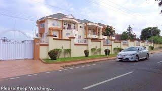 4K COMPLETE TOUR MOST DEVELOPED COMMUNITY IN AFRICA GHANA ACCRA - EAST LEGON