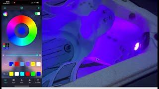 LyLmLe App Control Party Pool and Spa Lights | 26 Ft Corded RGB Lights For Pools and Spas