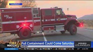 Firefighters hopeful to have full containment of Fairview Fire by Saturday