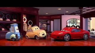 Disney Pixar Cars Michael Schumacher Ferrari Scene HD