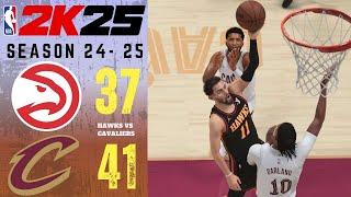 ATLANTA HAWKS vs CLEVELAND CAVALIERS || SEASON 2024-2025 || NBA 2K25