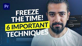 5 WAYS TO FREEZE FRAME in Adobe Premiere | How to Frame Hold Easily