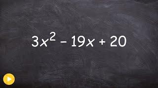 Learn how to factor a trinomial factoring practice