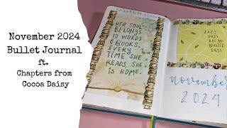 November 2024 Bullet Journal Setup || Ft. Chapters from Cocoa Daisy