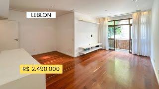 LEBLON, APARTAMENTO ESPETACULAR DE 3 QUARTOS E 2 VAGAS À VENDA - R$ 2.490.000,00