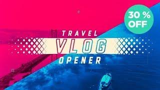 Travel Vlog Template (Royalty free Travel template & music)