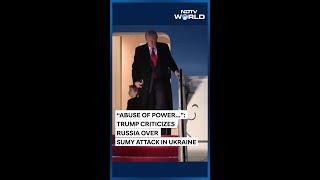 Sumy Attack | Trump Criticises Russia Over Attack On Ukraine's Sumy