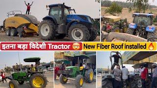 Sumit 5039 New Fiber roof Installed done  // New Holland T7.210 2 crowd का tractor  ￼