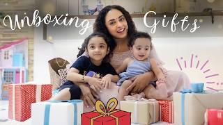 Gift Unboxing | Pearle Maaney | Baby Nila & Nitara