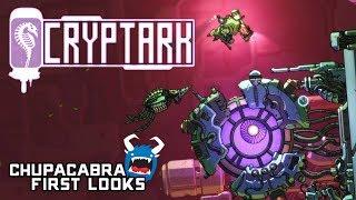 CRYPTARK - Space Shoot Em Up Roguelike / Space Salvage SIM - Chupacabra First Looks